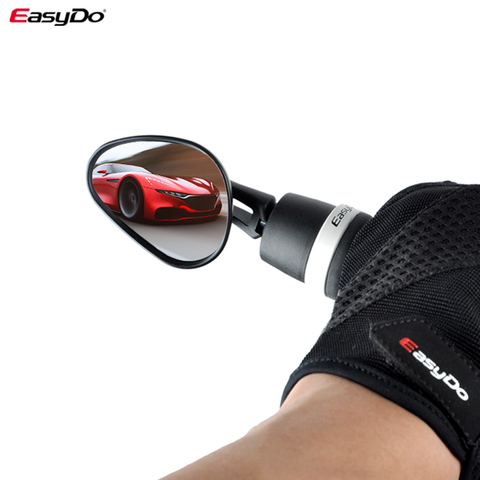 Espejo retrovisor para bicicleta de montaña, Reflector de mirilla ajustable izquierdo para Scooter Eléctrico, bicicleta de carretera, Easydo ► Foto 1/6