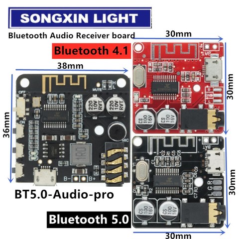 Placa receptora de Audio Bluetooth 4,1 mp3 sin pérdidas, placa decodificadora, módulo de música estéreo inalámbrico ► Foto 1/6