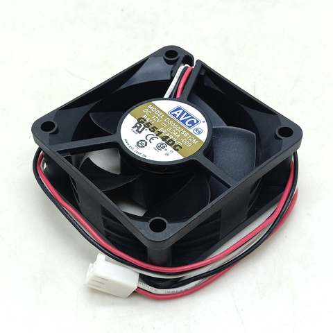 60mm ventilador de refrigeración a estrenar para AVC DS06025B12M 6025 doble bola DC12v 0.24A 6cm 3-Pin ordenador CPU axial ventilador de refrigeración ► Foto 1/4