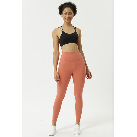 Vnazvnasi-mallas de gimnasio para mujer, pantalones de Yoga para Fitness de cintura alta, ropa deportiva elástica, medias de entrenamiento para correr con elevación de trasero, 16 colores ► Foto 1/6