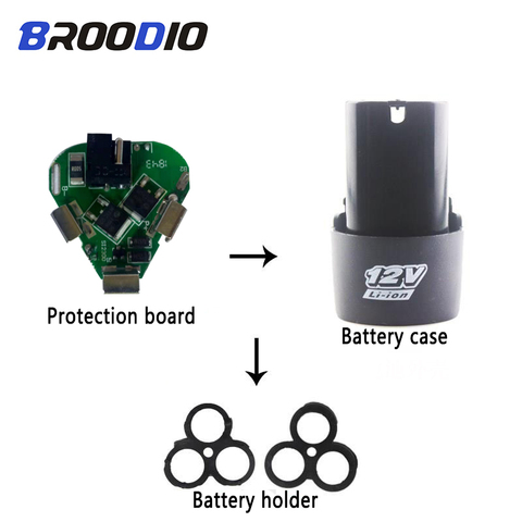 Herramientas Eléctricas BMS 3S 12V DC, placa de protección de batería de ion de litio, circuito BMS 18650, soporte, paquetes de 3 celdas para taladro de mano de litio PCB ► Foto 1/6