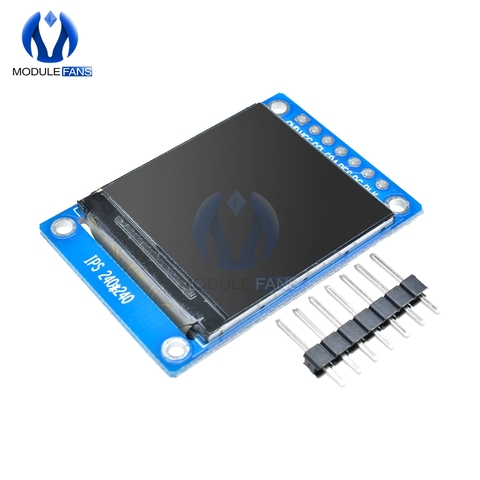 Pantalla LCD OLED ST7789 IPS HD TFT IC SPI, interfaz de comunicación de voltaje SPI a todo Color DIY 240x240 3,3 V para Arduino ► Foto 1/6