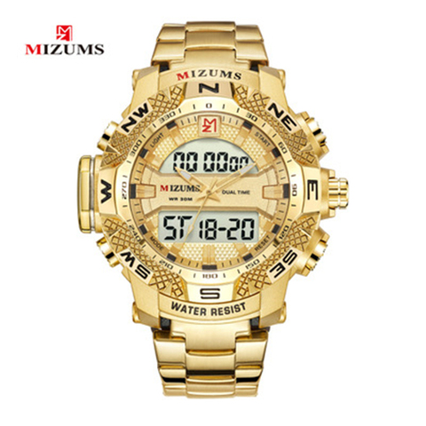 Reloj Digital LED de cuarzo para hombre, cronógrafo deportivo, resistente al agua, militar, para regalo, # a ► Foto 1/6