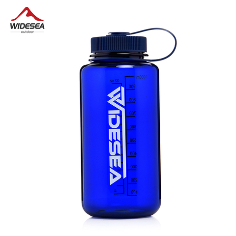 Widesea-botella de agua de tritán para beber deporte, frasco del Ejército Libre de BPA, para acampar, al aire libre, taza, vajilla, turismo, senderismo, 1100ml ► Foto 1/1