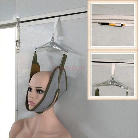 Kit de masajeador de tracción Cervical para cuello, camilla de ajuste para espalda y cuello, masajeador relajante ► Foto 1/2