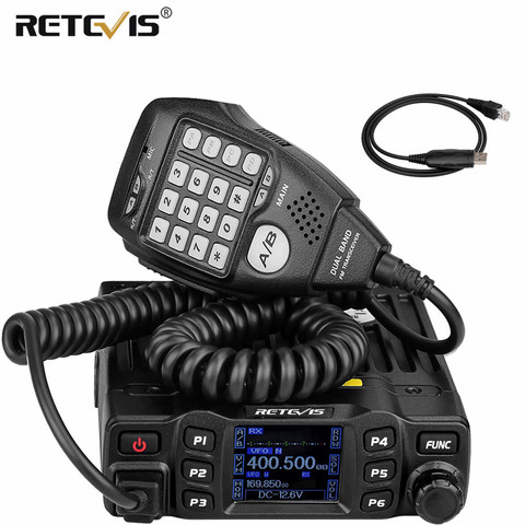 RETEVIS RT95 estación de Radio de dos vías 200CH 25W de alta potencia VHF Radio UHF móvil coche VHF UHF Radio Ham transmisor-receptor de Radio móvil ► Foto 1/6