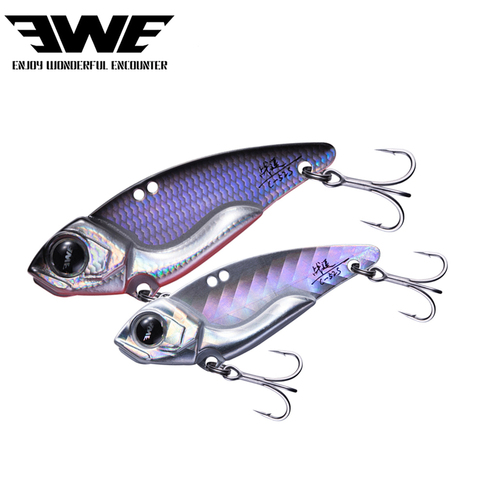 EWE-señuelo para pesca vertical, cebo crankbait de Metal con cuchilla Vib, vibración de hundimiento, cebos de jigging vibe para lucios, perchas y peces ► Foto 1/6