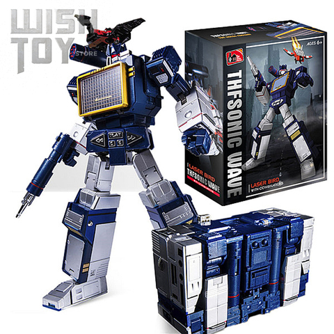 Transformación G1 THF-01J THF01J Soundwave una cinta Walkman obra maestra KO MP13 gran aleación figura de acción Anime Robot Juguetes ► Foto 1/6