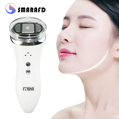 Masajeador para tratamiento facial, Dispositivo ultrasónico Bipolar RF de radiofrecuencia, estiramiento facial, masajeador para tratamiento de la piel, Mini Hifu, estiramiento antiarrugas, Spa de belleza LED ► Foto 1/6