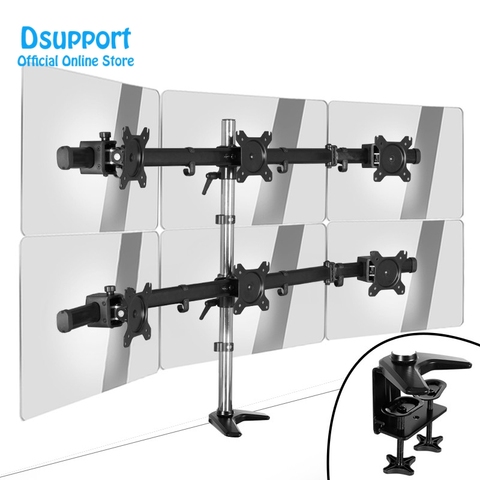 Soporte de pantalla LCD LED 6, 15-27 pulgadas, de movimiento completo, Flexible, montaje en estante, MP360CL ► Foto 1/6