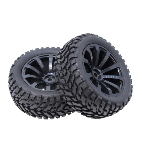 1/10 2 uds neumáticos para RC rueda conjunto de borde hexagonal 12mm para las 1:10 HSP HPI Axial SCX10 Traxxas Trx-4 Trx4 Tamiya HPI RC Rally en RC coche Tyr ► Foto 1/6