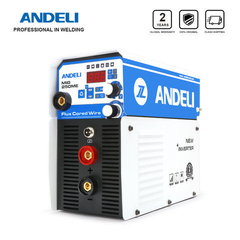 ANDELI-máquina de soldadura multifuncional para el hogar, 3 en 1 Dispositivo de soldadura con núcleo de flujo de Gas, 220V, TIG MMA MIG, MIG-250ME ► Foto 1/6