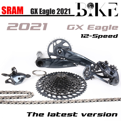 SRAM-Grupo de transmisión, componentes para bici, gatillo cambiador 32T, desviador trasero, cassette 10-52T, cadena, plastos y bielas, GX EAGLE 1x12, 2022 ► Foto 1/6