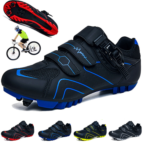 Zapatillas de ciclismo para hombre y mujer, zapatos de ciclismo de montaña originales, deportivas de carreras atléticas, 2022 ► Foto 1/6