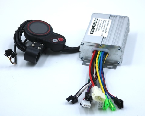 GREENTIME-Controlador de scooter eléctrico, indicador con pantalla LCD inteligente, sin escobillas, para eBike, 36V/48V/52V/60V, 500W y 25A, BLDC, un juego ► Foto 1/5
