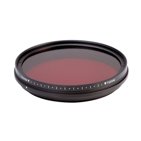 Filtro de lente IR ajustable, paso infrarrojo de 530nm a 750nm, 590nm, 680nm, 720nm ► Foto 1/3