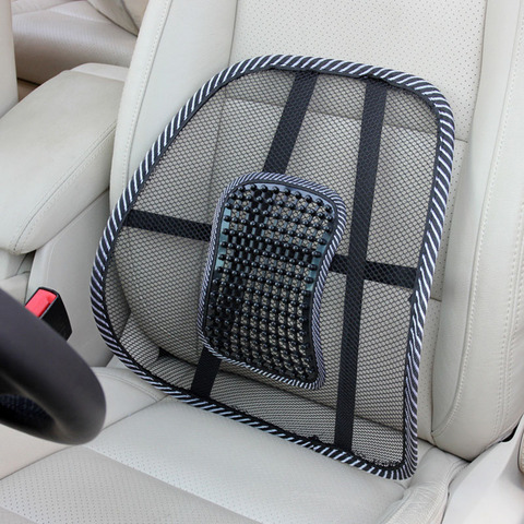 Cojín de masaje de espalda para SILLA, soporte Lumbar para alivio de malla, para coche, camión, oficina, hogar, Silla Lumbar de asiento ► Foto 1/6