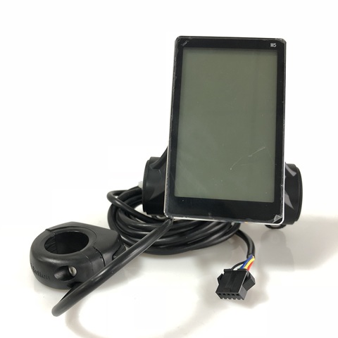 Pantalla LCD de M5 para bicicleta eléctrica, velocímetro, Scooter, tamaño grande, delgado, con controlador, 350W/600W ► Foto 1/4