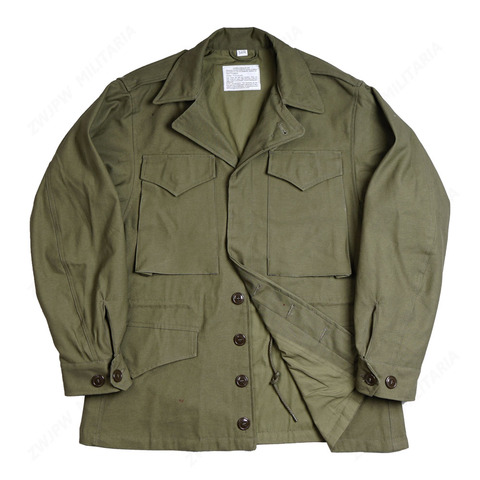 WW2-chaqueta militar para exteriores, abrigo verde del Ejército de EE. UU. M43 ► Foto 1/3