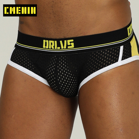 Ropa interior sexy gay para hombre, calzoncillos de algodón, suspensorio transpirable, bolsa en U, bikini, cuecas, OR192 ► Foto 1/6