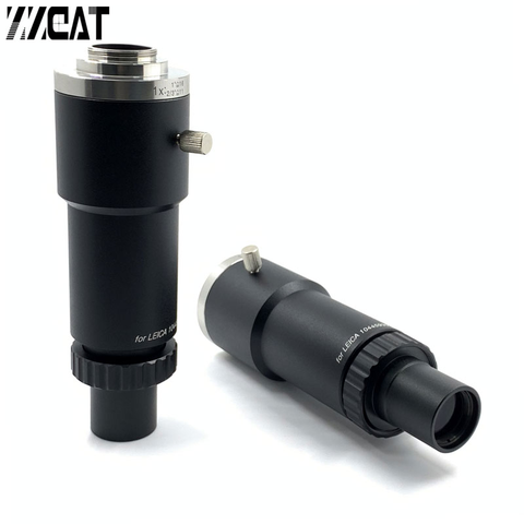 1X microscopio adaptador Trinocular cámara CCD adaptador de interfaz para Leica microscopio estéreo MS5 MZ6 M125 M205 M165 S6D S9D ► Foto 1/6