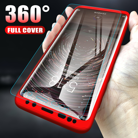 360 funda protectora funda de teléfono para Xiaomi Redmi 7A 6A 5A 4A 4X 5 Plus K20 ir casos para Redmi Note 7 6 5 4 Pro con vidrio ► Foto 1/6