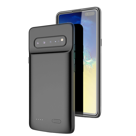 Batería funda para Samsung Galaxy S10 S10e de silicona a prueba de golpes funda cargadora de batería funda fina para Samsung S10 Plus ► Foto 1/6