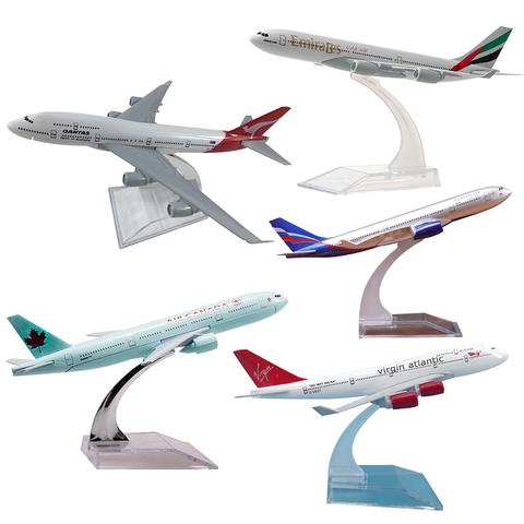 1/400 16cm modelo de avión metálico juguete A330 Diacast avión modelo coleccionable con Base juguete infantil educativo regalo nuevo ► Foto 1/6