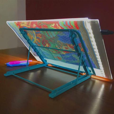 Soporte plegable para pintura de diamantes, almohadilla ligera para pintura de diamante 5D, accesorios de pintura de diamantes, punto de cruz, herramientas de Metal ► Foto 1/6