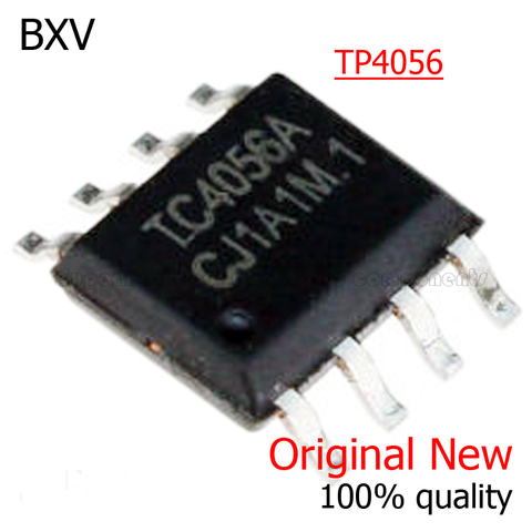 10 Uds TP4056 SOP8 4056E TC4056A TP4056E 4056 SOP-8 SOP SMD nuevo y original IC Chipset BXV ► Foto 1/1