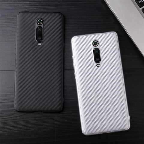 Funda para Xiaomi Redmi K20 Pro a prueba de golpes de fibra de carbono suave TPU para XIaomi Mi 9T / Mi9T Pro parachoques mate capa ► Foto 1/6