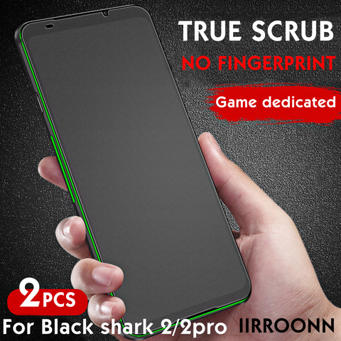 2 unids/lote vidrio templado mate para Xiaomi Black Shark 1 2 pro Protector de pantalla para Black Shark 2 Helo Protector de vidrio (4 estilos) ► Foto 1/6