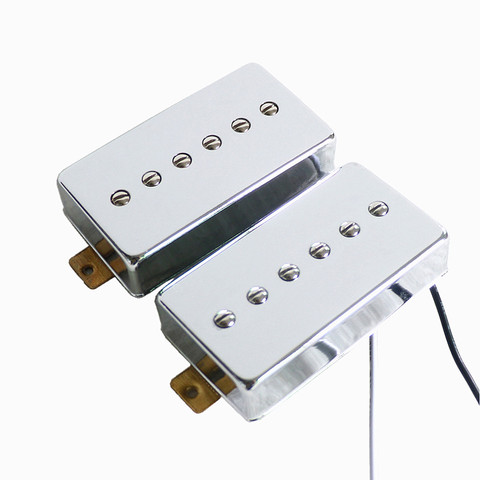 Donlis de cerámica imán cubierta de cromo P90 humbucker tamaño LP recogida de guitarra para diy guitarras eléctricas. ► Foto 1/6