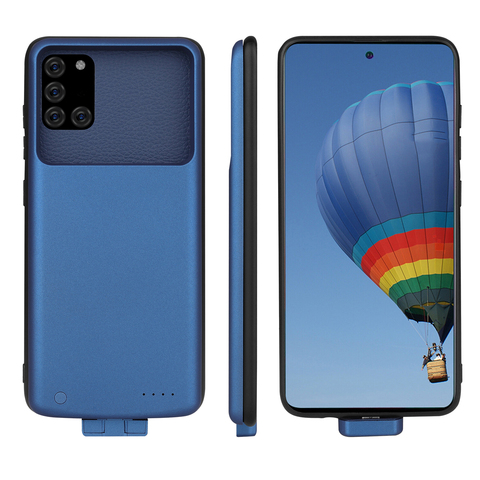 Funda de cargador de batería delgada de 7000mah para Samsung Galaxy A31, funda de silicona delgada a prueba de golpes para teléfono, funda de batería con clip trasero ► Foto 1/6