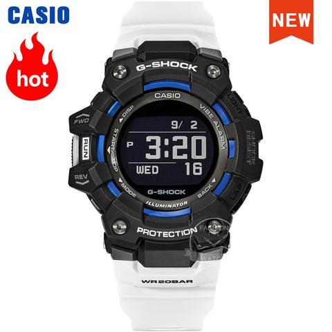 Casio-reloj inteligente con Bluetooth para hombre, accesorio de pulsera resistente al agua con podómetro y Bluetooth, complemento masculino de marca de lujo con diseño G-SHOCK, perfecto para entrenamiento deportivo, GBD100 ► Foto 1/6