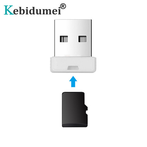 Kebidumei-Mini adaptador USB 2,0 para ordenador portátil, tarjeta de memoria Flash, lector TF, Lector de Tarjetas Micro SD ► Foto 1/6