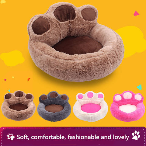 2022 lavable cama de perro de felpa larga Super suave lecho de mascota caseta de lana suave nido gato cestas Mat Otoño Invierno impermeable perrera ► Foto 1/6