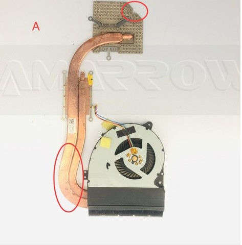 Original CPU ventilador de refrigeración para Asus FX50 FX50J X550VX X550V X550JD K550J A550J ventilador con disipador de calor 13N0-RFA0101 ► Foto 1/1