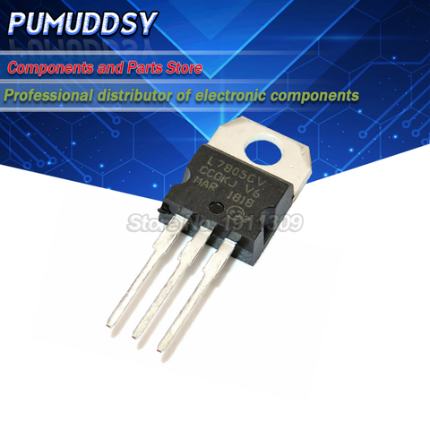 10pcs L7805CV LM7805 L7805 7805 regulador de tensión 5 V 1.5A a-220 ► Foto 1/1