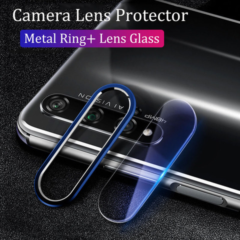 Protector de cámara para Huawei Honor 20 Pro 20i, funda de Metal para lente de cámara, anillo Protector y película de vidrio templado para Honor 20 ► Foto 1/6