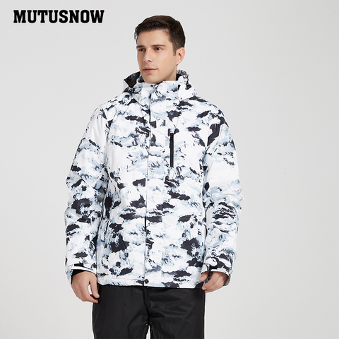 Chaqueta de esquí extragruesa para hombre, chaqueta de nieve de buena calidad, cálida para deportes al aire libre, esquí, impermeable, snowboard, a prueba de viento, novedad de 2022 ► Foto 1/6