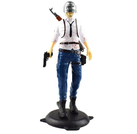 FIGURA DE ACCIÓN DE PUBG Battle Royale, figuras de acción con cascos, decoración de tartas, PUBG, juguetes para Battle Royale, colecciones de Fans ► Foto 1/6