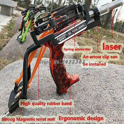 Arco Recurvo para Tiro con Arco, tirachinas para Caza, accesorios De pesca, juegos potentes para exteriores ► Foto 1/6