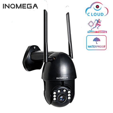 Cámara INQMEGA WiFi 1080P IP, cámara inalámbrica de seguimiento automático PTZ Speed Dome, cámara de vigilancia de seguridad CCTV para exteriores, cámara impermeable ► Foto 1/6