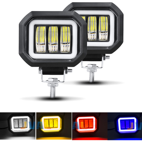 Luz Led de trabajo Niva de 5 pulgadas, barra todoterreno 4x4 para coche, camión 4WD, ATV, Suv, remolque, luces de conducción impermeables para motocicleta ► Foto 1/6