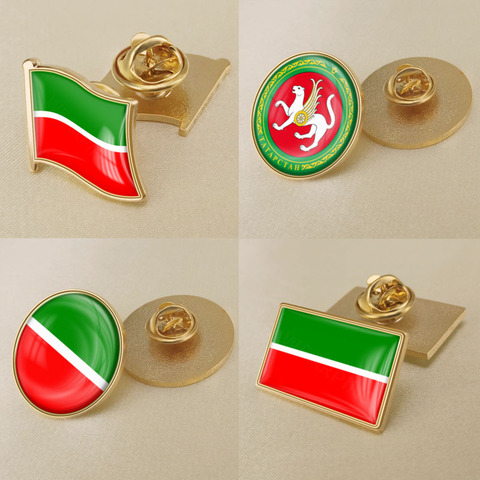 Escudo de Armas de Tatarstan Pins de solapa de banderas/broches/insignias ► Foto 1/5