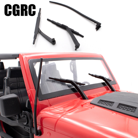 3 uds coche modelo de simulación del limpiaparabrisas antena para 1/10 coche trepador de control remoto TRX4 Axial SCX10 Jeep Wrangler cuerpo Shell del coche DIY de modificación ► Foto 1/4