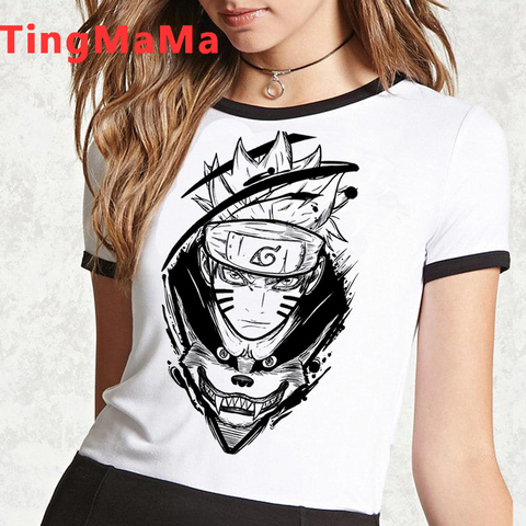 Comprar Online Camiseta De Akatsuki Naruto Para Mujer Remera Con Estampado De Anime Japones Kawaii Itachi Camisetas Divertidas De Sasuke Harajuku Camiseta De Estetica Unisex Alitools