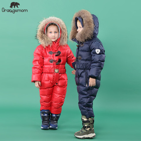 2022 tienda oficial de Orangemom ropa de invierno para niños conjuntos de ropa para niños, abrigos y abrigos para niñas chaquetas de nieve ► Foto 1/6