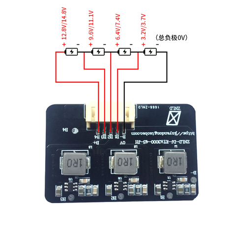 Lifepo4-Balance 2s-8s, balanceador de ecualizador activo de batería de litio, placa de transferencia de energía inductiva BMS 3s 4s 5s 6s 7s ► Foto 1/2